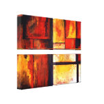 Abstract Art Quad Wrapped Canvas Set Gallery Wrap Canvas