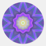 ABSTRACT ART ROUND STICKER