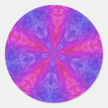 ABSTRACT ART ROUND STICKERS