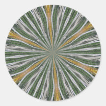 ABSTRACT ART ROUND STICKERS