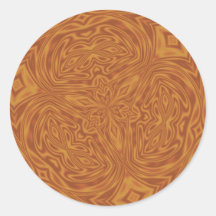 ABSTRACT ART ROUND STICKERS