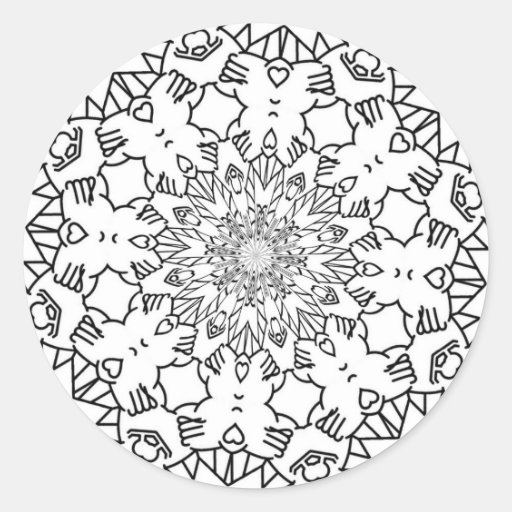 ABSTRACT ART. STICKERS