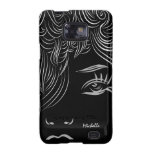 Abstract Art Woman Face Samsung Galaxy S2 Case