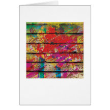 Abstract Arty Greetings Card - Las Vegas
