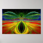 Abstract Astronomical Spider Canvas Print