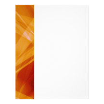 Abstract-Background sunshine ORANGE DIGITAL RANDOM Custom Letterhead