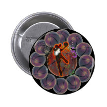 ABSTRACT BASKETBALL DESIGN BUTTONS