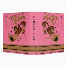 Abstract Bird Binder