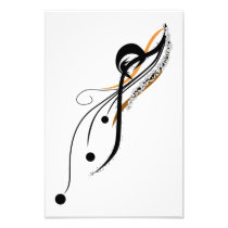 Abstract black illustration photo