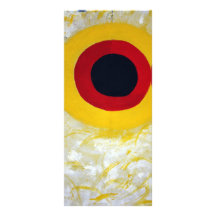 Abstract - black spot customized rack card