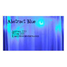 Abstract Blue Business Card Template