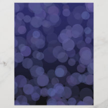 Abstract Blue Circles Personalized Flyer