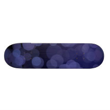 Abstract Blue Circles Skate Board Deck