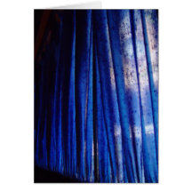 Abstract Blue Fabric card