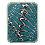 abstract blue flowers ipad sleeves ipad sleeves