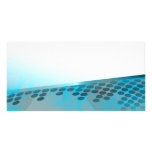 Abstract Blue Layout Picture Card