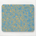 abstract blue waves mousepad