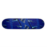 Abstract Broken glass Skate Board