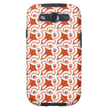 Abstract Brown Bird Pattern Samsung Galaxy Galaxy S3 Case