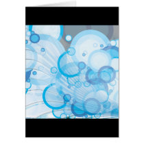 Abstract Bubbles cards