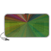 Abstract Burst of Rays Mini Speakers