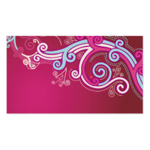 abstract business card