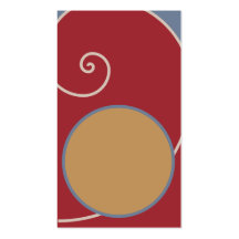 abstract business card