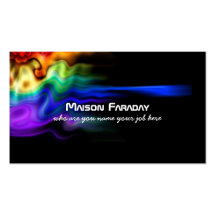 abstract business card