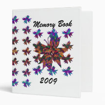 Abstract Butterfly Batik Memories Binder
