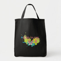 Abstract Butterfly Breast Cancer Survivor Bag
