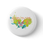 Abstract Butterfly Endometrial Cancer Survivor