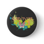 Abstract Butterfly Endometrial Cancer Survivor