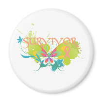 Abstract Butterfly Endometrial Cancer Survivor