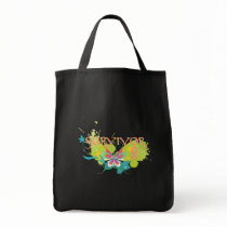 Abstract Butterfly Uterine Cancer Survivor Tote Bag