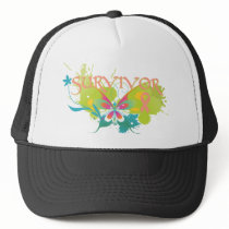 Abstract Butterfly Uterine Cancer Survivor