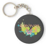 Abstract Butterfly Uterine Cancer Survivor
