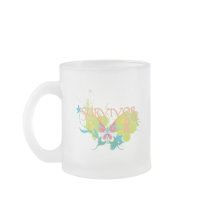 Abstract Butterfly Uterine Cancer Survivor Mug