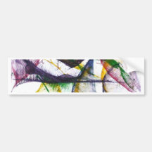 Abstract by Masoom Sanghi Bumper Sticker