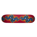 Abstract Chinese dragon Skateboard