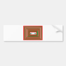 abstract-christmas 1 bumper stickers