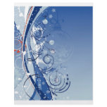Abstract christmas background personalized flyer
