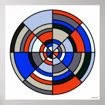 Abstract Circle Poster