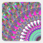 Abstract Collage of Colours Stickers
