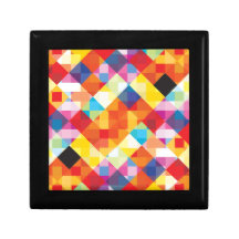 Abstract Colorful Squares Gift Boxes