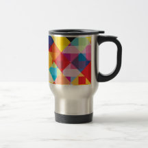 Abstract Colorful Squares Mug
