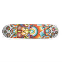 Abstract Colour skateboards