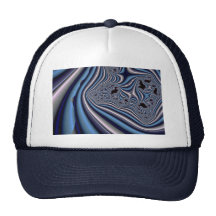 Abstract colourful curtains mesh hats