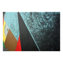 Abstract colours photo print