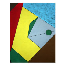 Abstract colours post cards