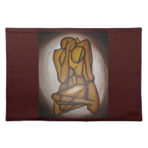 Abstract Couple Place Mats